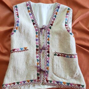 Handmade Wool Bohemian Vest